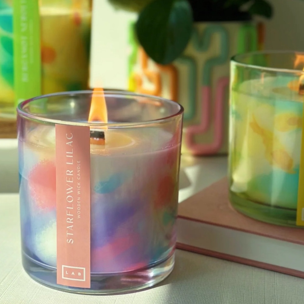 NWT LAB CANDLES STARFLOWER LILAC - Picture 2 of 8